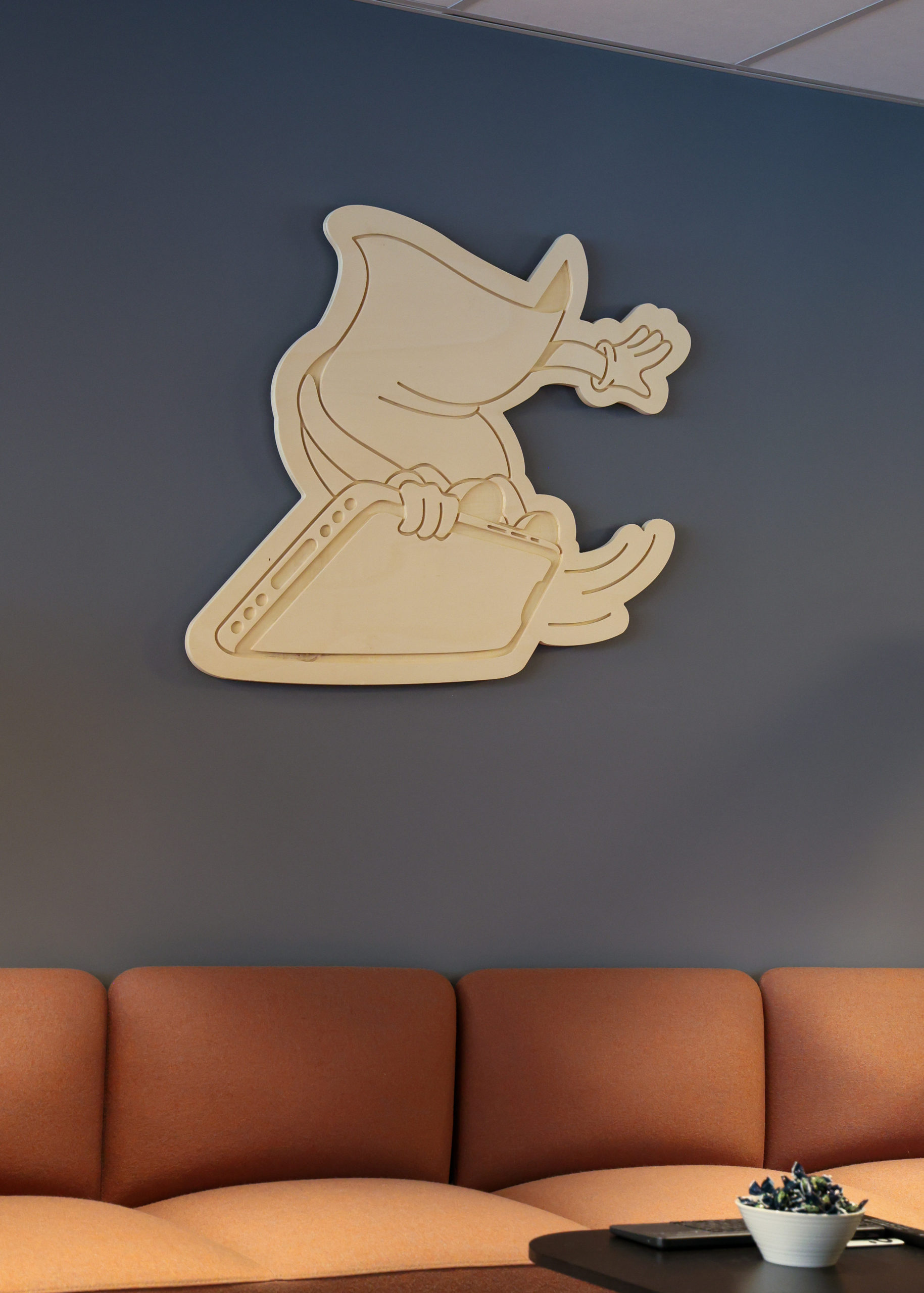 Lounge maskottskilt
